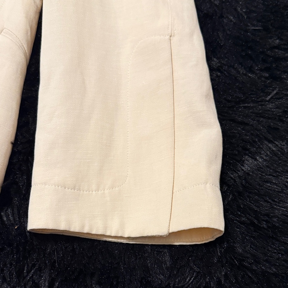 Narciso Rodriguez Cream Trench Coat - Picture 12 of 12